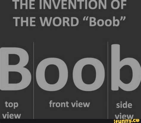 boob insult|The Origin of the Word “Boob”: A Linguistic Exploration.